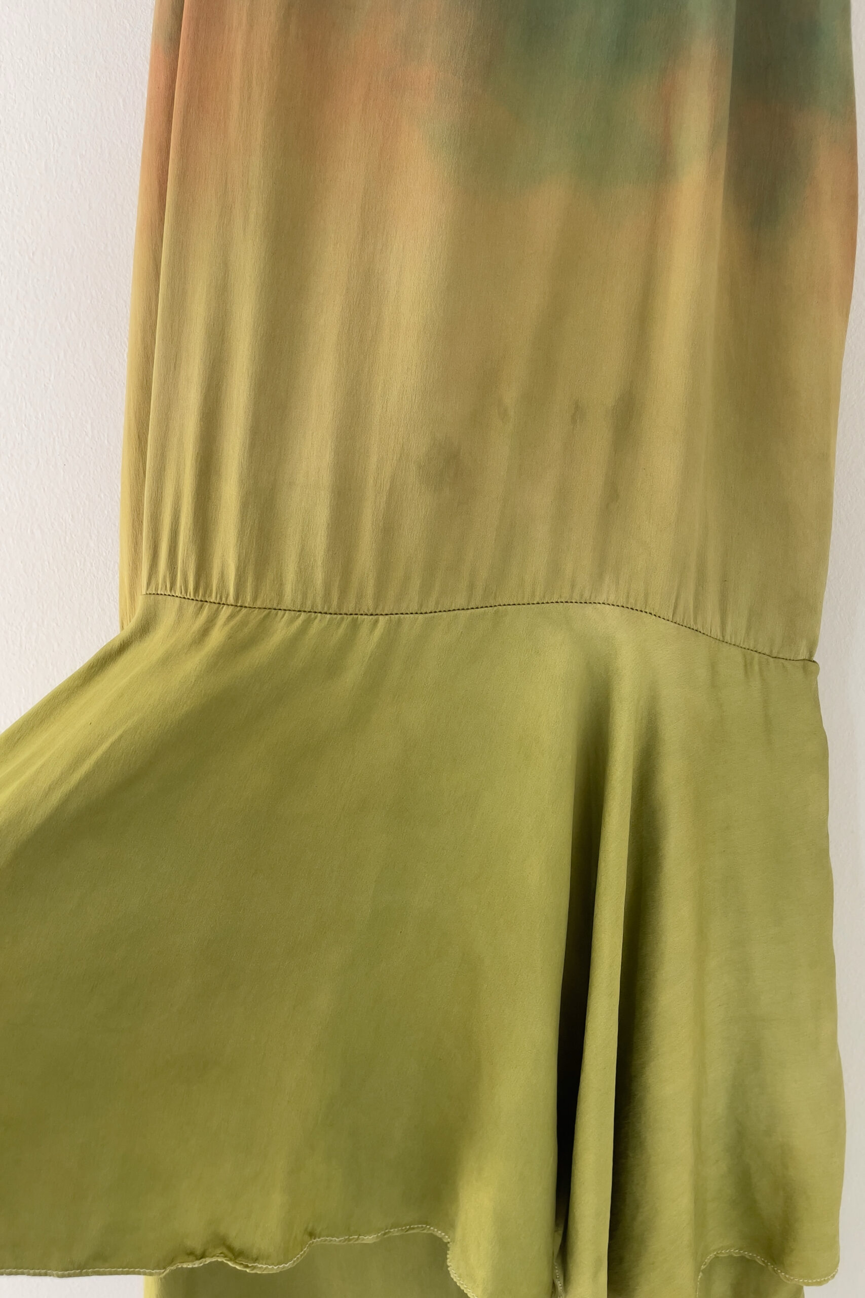 Vintage 1990s Hand-Dyed Ombré Silk Slip Dress (XXS–XS) - Image 20